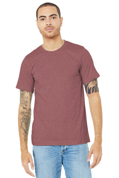 BELLA+CANVAS ? Unisex Heather CVC Short Sleeve Tee. BC3