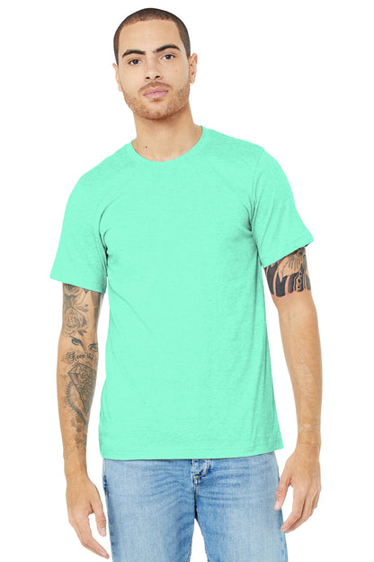 BELLA+CANVAS ? Unisex Heather CVC Short Sleeve Tee. BC3