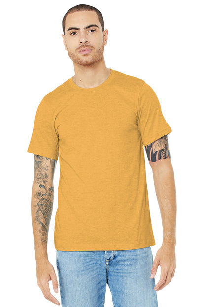 BELLA+CANVAS ? Unisex Heather CVC Short Sleeve Tee. BC3