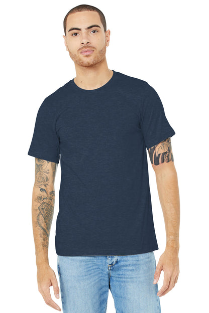 BELLA+CANVAS ? Unisex Heather CVC Short Sleeve Tee. BC3
