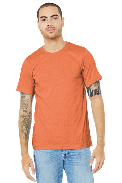 BELLA+CANVAS ? Unisex Heather CVC Short Sleeve Tee. BC3