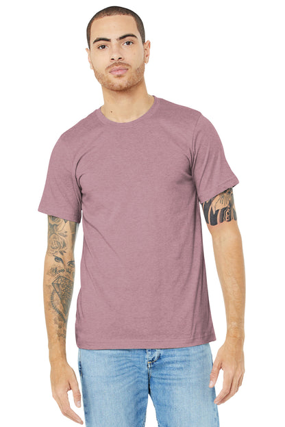 BELLA+CANVAS ? Unisex Heather CVC Short Sleeve Tee. BC3