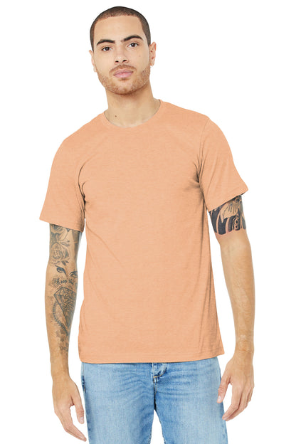 BELLA+CANVAS ? Unisex Heather CVC Short Sleeve Tee. BC3