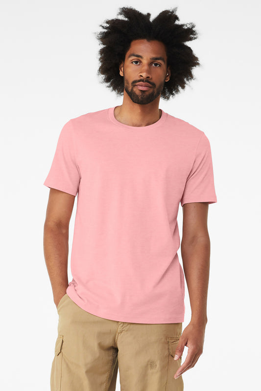 BELLA+CANVAS ? Unisex Heather CVC Short Sleeve Tee. BC3
