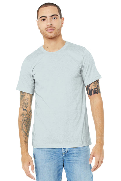 BELLA+CANVAS ? Unisex Heather CVC Short Sleeve Tee. BC3