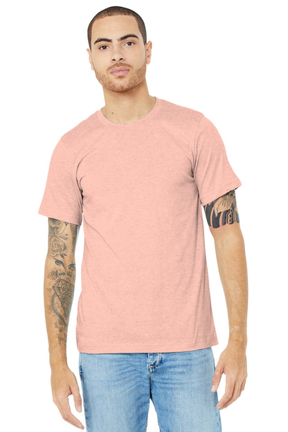 BELLA+CANVAS ? Unisex Heather CVC Short Sleeve Tee. BC3
