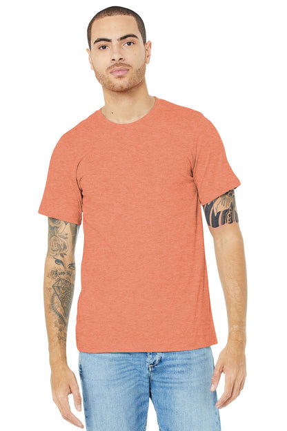 BELLA+CANVAS ? Unisex Heather CVC Short Sleeve Tee. BC3