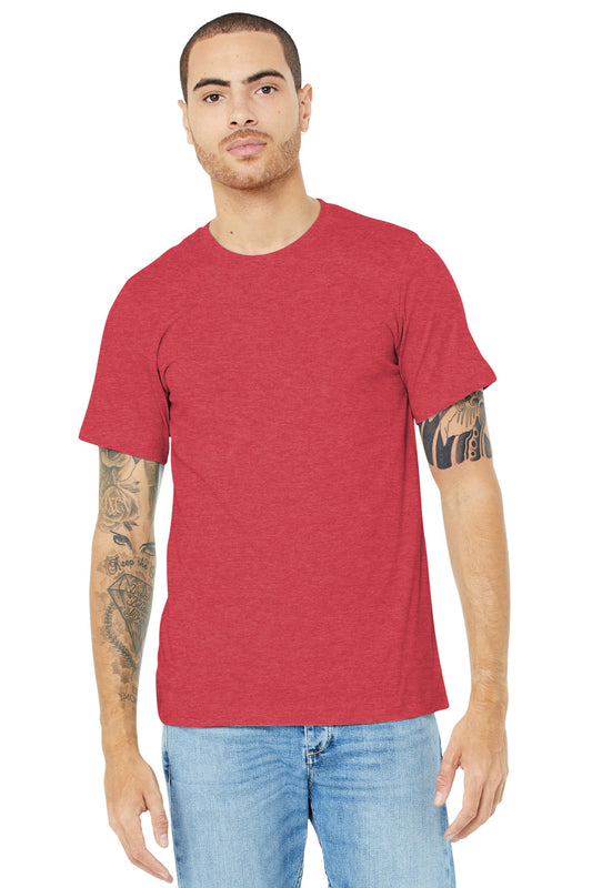 BELLA+CANVAS ? Unisex Heather CVC Short Sleeve Tee. BC3