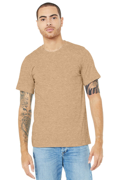 BELLA+CANVAS ? Unisex Heather CVC Short Sleeve Tee. BC3