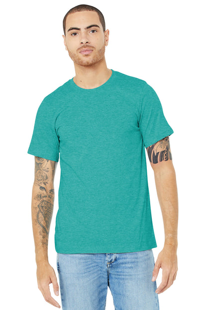 BELLA+CANVAS ? Unisex Heather CVC Short Sleeve Tee. BC3