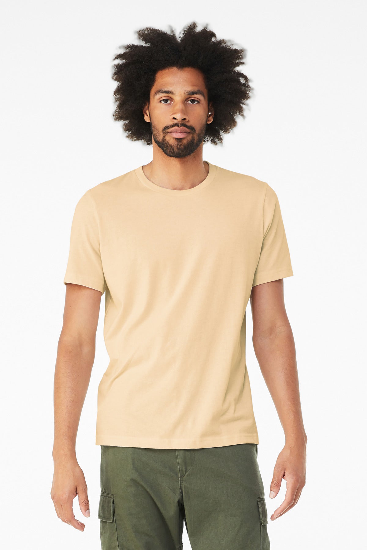 BELLA+CANVAS ? Unisex Heather CVC Short Sleeve Tee. BC3
