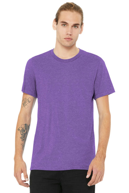 BELLA+CANVAS ? Unisex Heather CVC Short Sleeve Tee. BC3