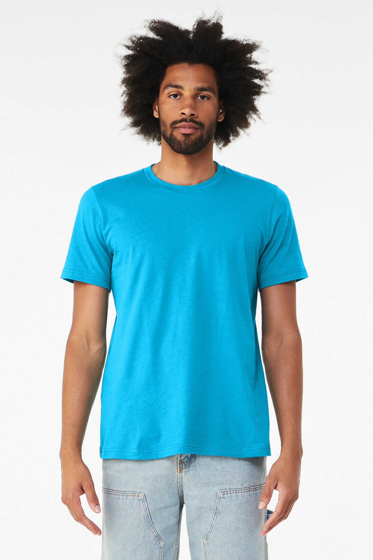 BELLA+CANVAS ? Unisex Heather CVC Short Sleeve Tee. BC3