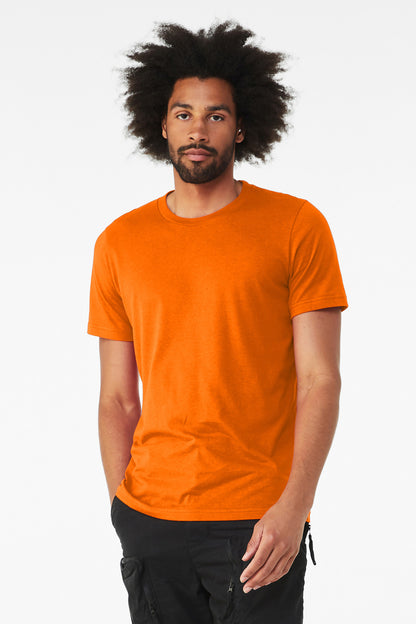 BELLA+CANVAS ? Unisex Heather CVC Short Sleeve Tee. BC3