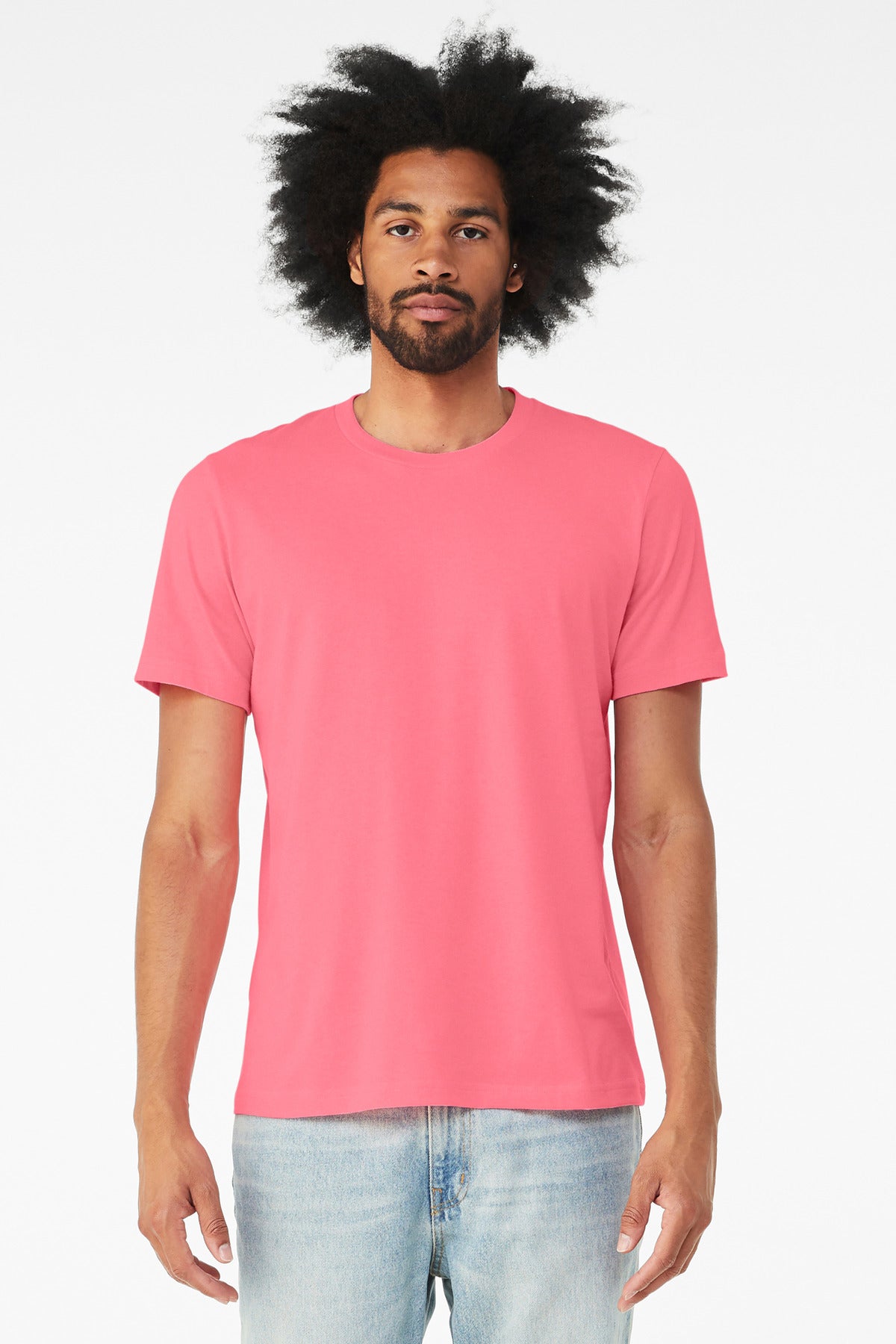 BELLA+CANVAS ? Unisex Heather CVC Short Sleeve Tee. BC3