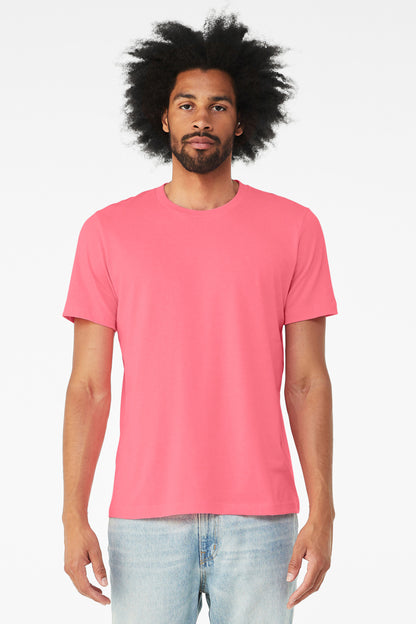 BELLA+CANVAS ? Unisex Heather CVC Short Sleeve Tee. BC3