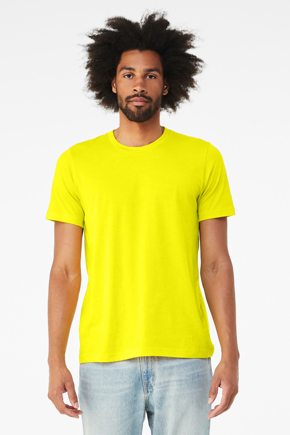 BELLA+CANVAS ? Unisex Heather CVC Short Sleeve Tee. BC3