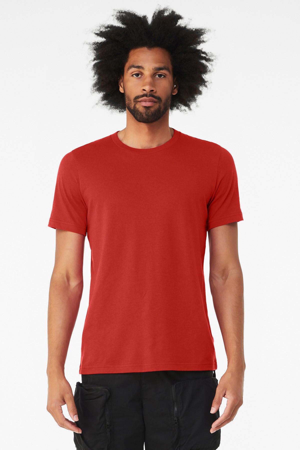 BELLA+CANVAS ? Unisex Heather CVC Short Sleeve Tee. BC3