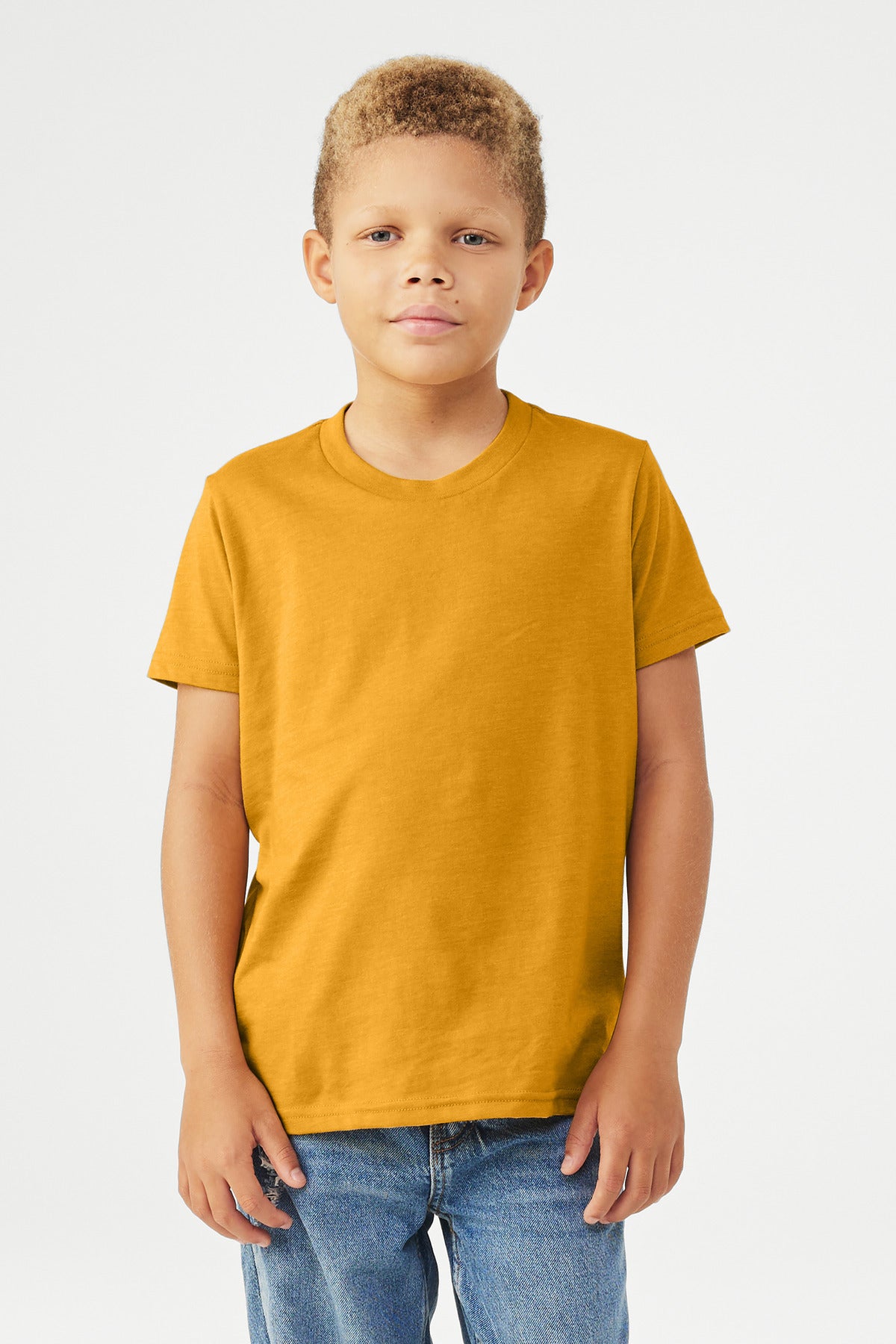 BELLA+CANVAS? Youth Heather CVC Tee BC3001YCVC