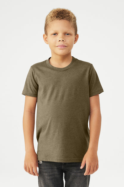 BELLA+CANVAS? Youth Heather CVC Tee BC3001YCVC