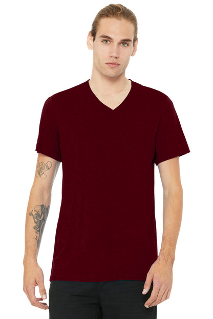 BELLA+CANVAS? Unisex Heather CVC V-Neck Tee BC3005CVC