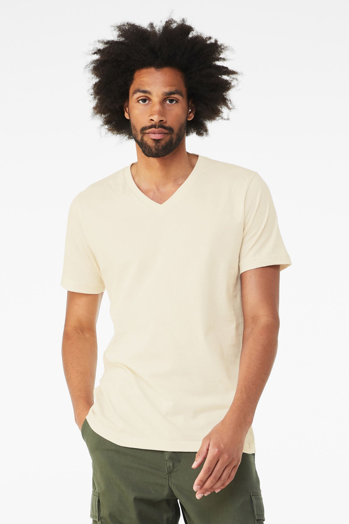 BELLA+CANVAS ? Unisex Jersey Short Sleeve V-Neck Tee. B