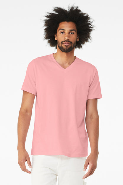 BELLA+CANVAS ? Unisex Jersey Short Sleeve V-Neck Tee. B