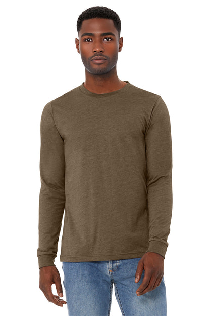 BELLA+CANVAS® Unisex Heather CVC Long Sleeve Tee