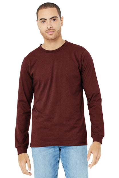 BELLA+CANVAS? Unisex Heather CVC Long Sleeve Tee BC3501