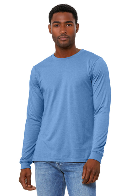 BELLA+CANVAS® Unisex Heather CVC Long Sleeve Tee