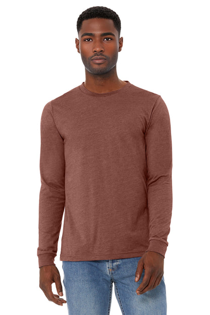 BELLA+CANVAS® Unisex Heather CVC Long Sleeve Tee