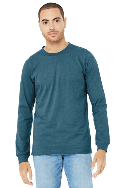 BELLA+CANVAS? Unisex Heather CVC Long Sleeve Tee BC3501