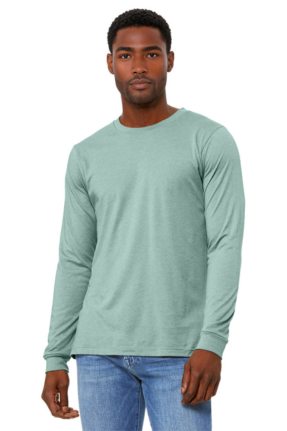 BELLA+CANVAS® Unisex Heather CVC Long Sleeve Tee