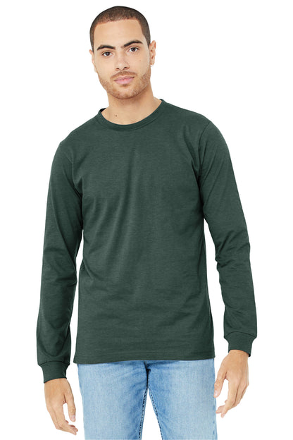BELLA+CANVAS? Unisex Heather CVC Long Sleeve Tee BC3501