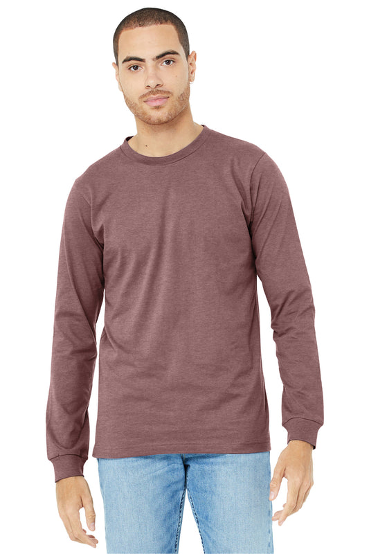 BELLA+CANVAS? Unisex Heather CVC Long Sleeve Tee BC3501