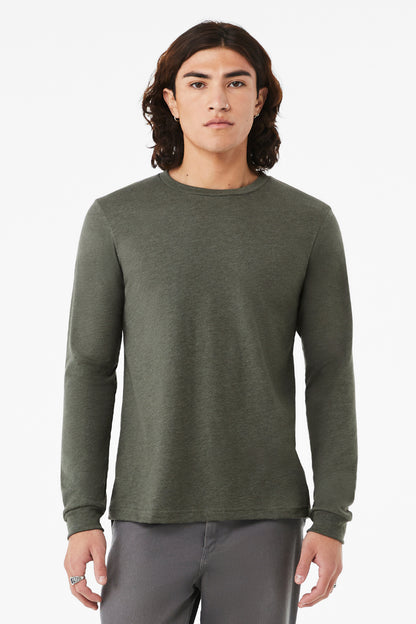 BELLA+CANVAS? Unisex Heather CVC Long Sleeve Tee BC3501