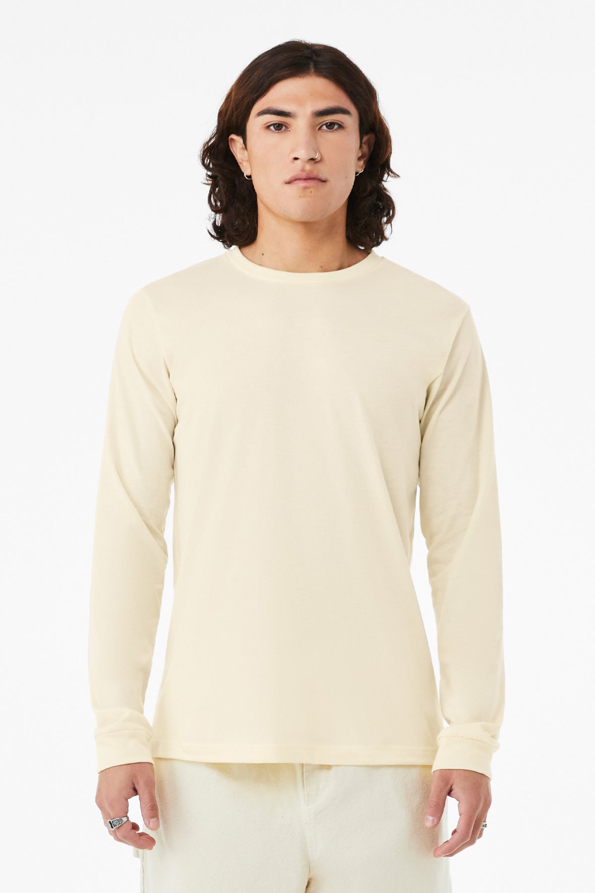 BELLA+CANVAS? Unisex Heather CVC Long Sleeve Tee BC3501