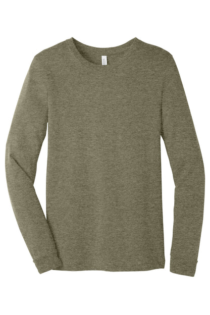 BELLA+CANVAS? Unisex Heather CVC Long Sleeve Tee BC3501