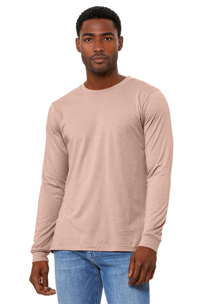 BELLA+CANVAS® Unisex Heather CVC Long Sleeve Tee