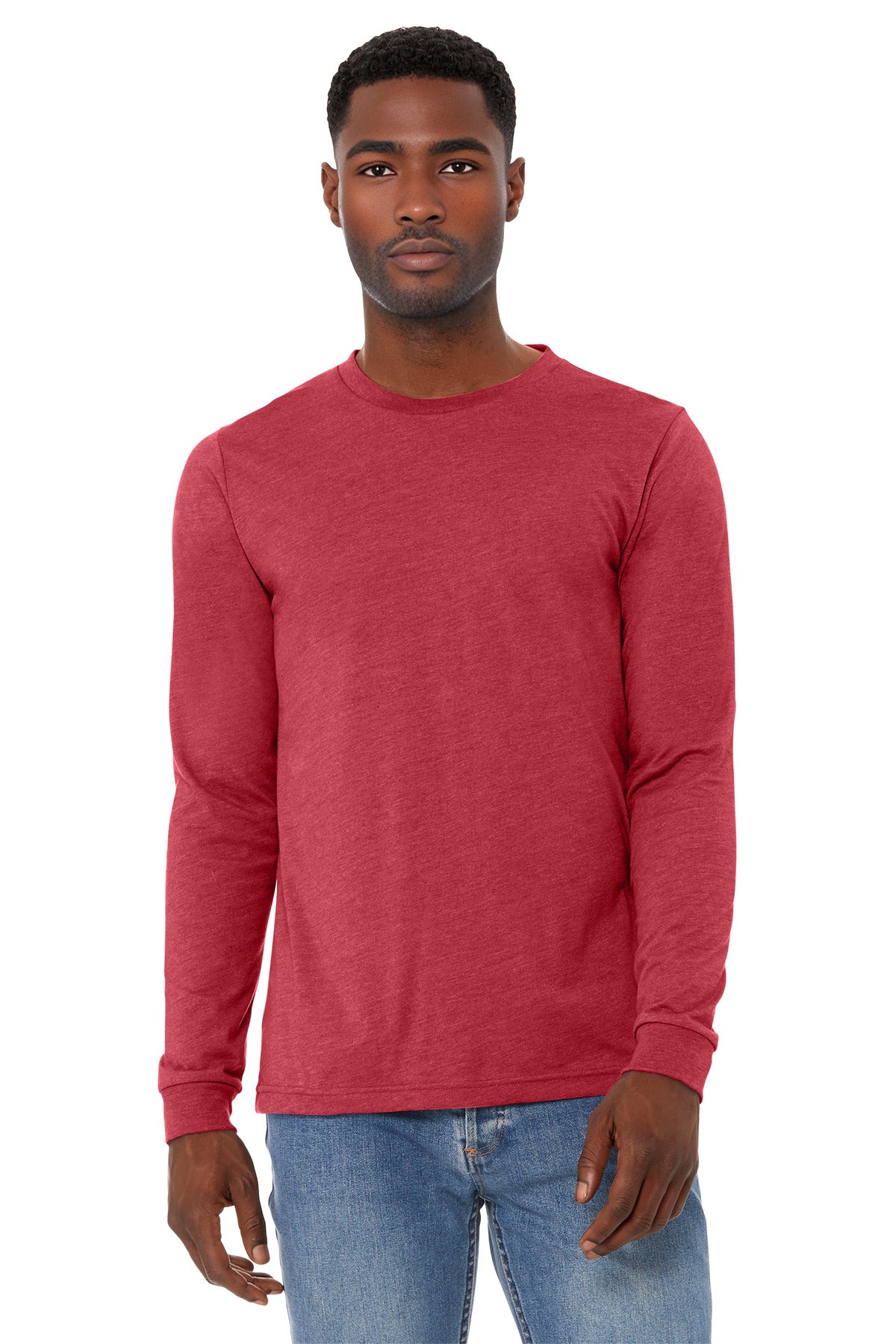 BELLA+CANVAS® Unisex Heather CVC Long Sleeve Tee