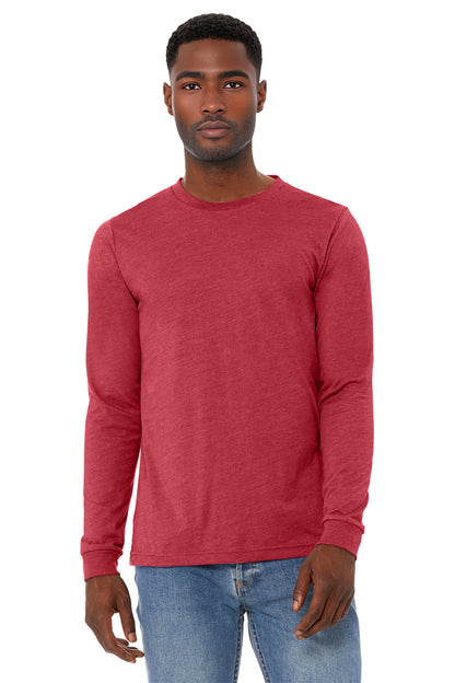 BELLA+CANVAS® Unisex Heather CVC Long Sleeve Tee