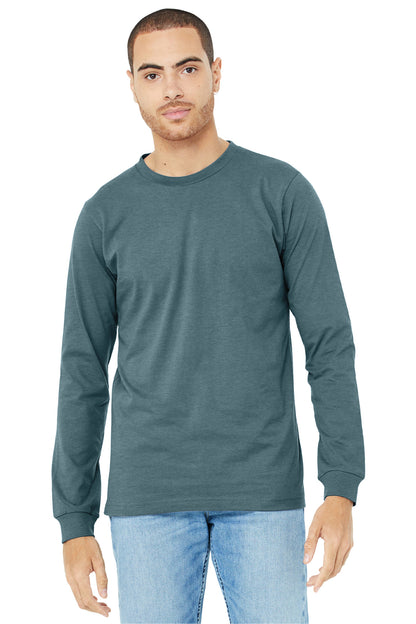 BELLA+CANVAS? Unisex Heather CVC Long Sleeve Tee BC3501
