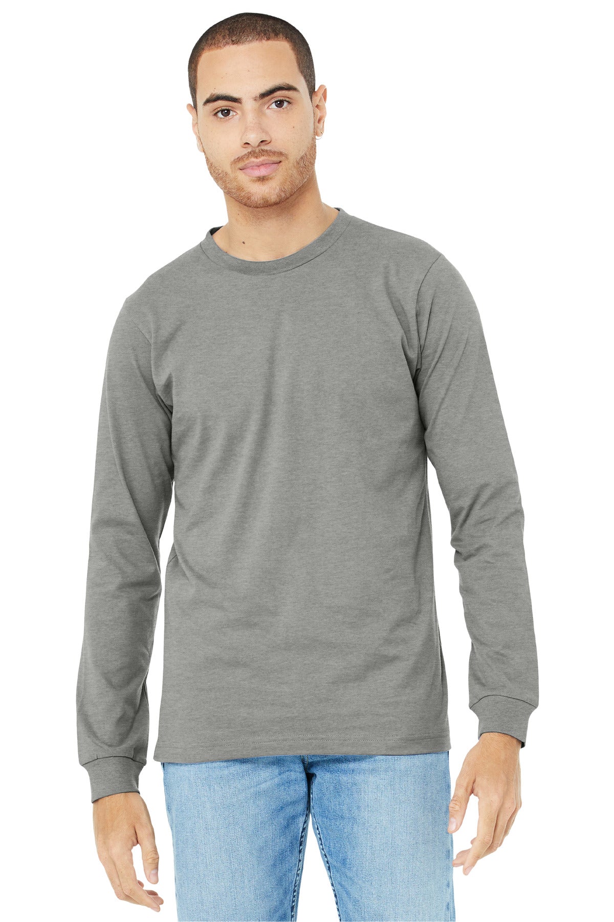 BELLA+CANVAS? Unisex Heather CVC Long Sleeve Tee BC3501