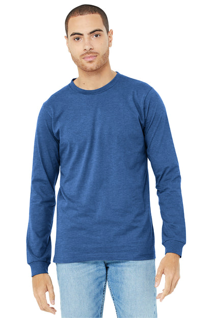 BELLA+CANVAS? Unisex Heather CVC Long Sleeve Tee BC3501