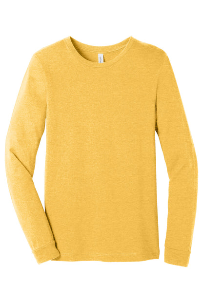 BELLA+CANVAS? Unisex Heather CVC Long Sleeve Tee BC3501