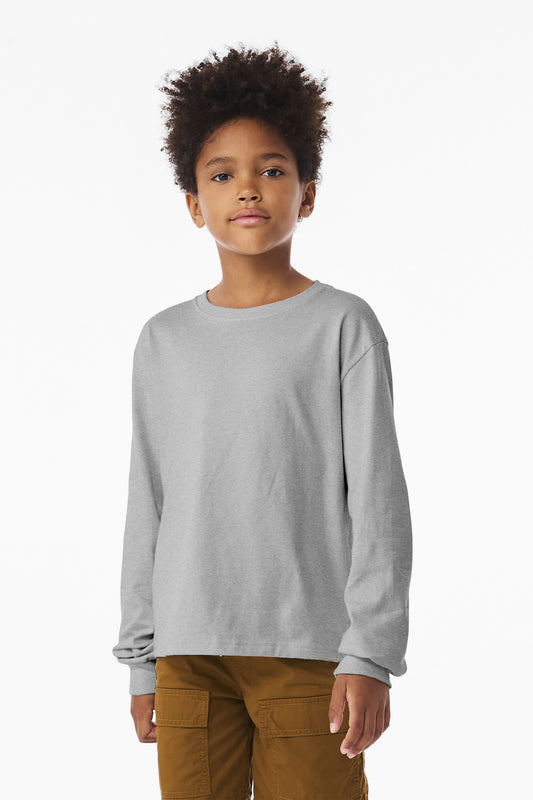 BELLA+CANVAS? Youth 6-Ounce Heavyweight Long Sleeve Tee