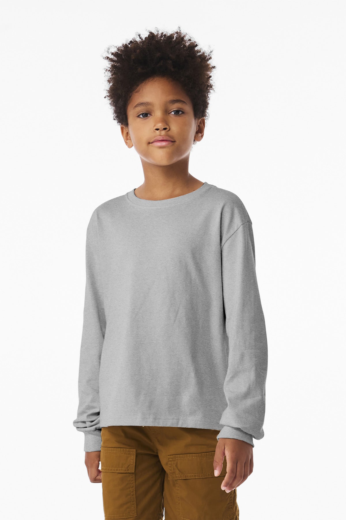 BELLA+CANVAS? Youth 6-Ounce Heavyweight Long Sleeve Tee