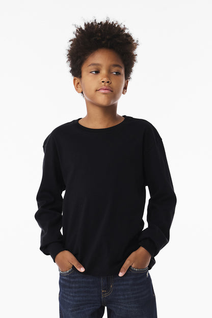 BELLA+CANVAS? Youth 6-Ounce Heavyweight Long Sleeve Tee