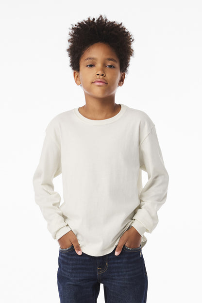 BELLA+CANVAS? Youth 6-Ounce Heavyweight Long Sleeve Tee