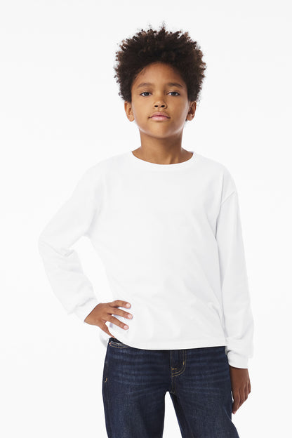 BELLA+CANVAS? Youth 6-Ounce Heavyweight Long Sleeve Tee